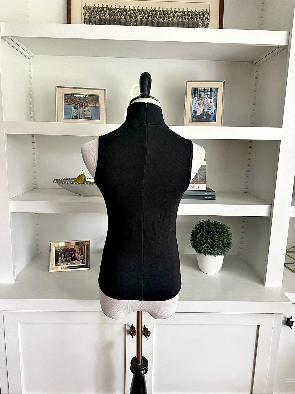 Rag & Bone Porter Jersey Black Sleeveless Turtleneck Top - Picture 4 of 13